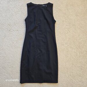 Theory Wool Sheath Dress BLACK